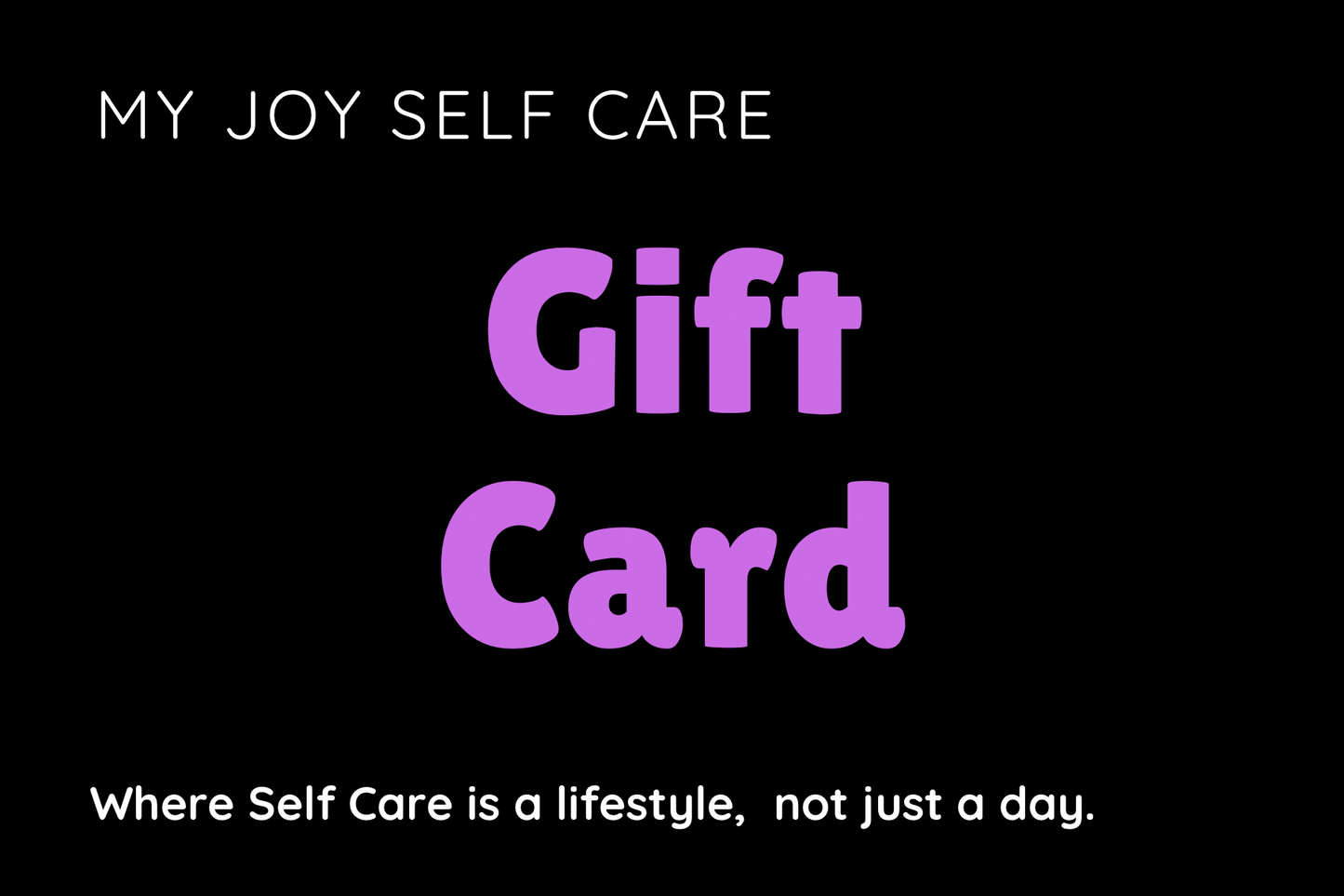 My Joy Companies Digital Gift Card
