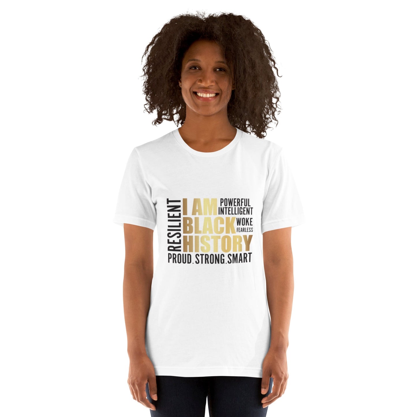 I AM BLACK HISTORY Unisex t-shirt