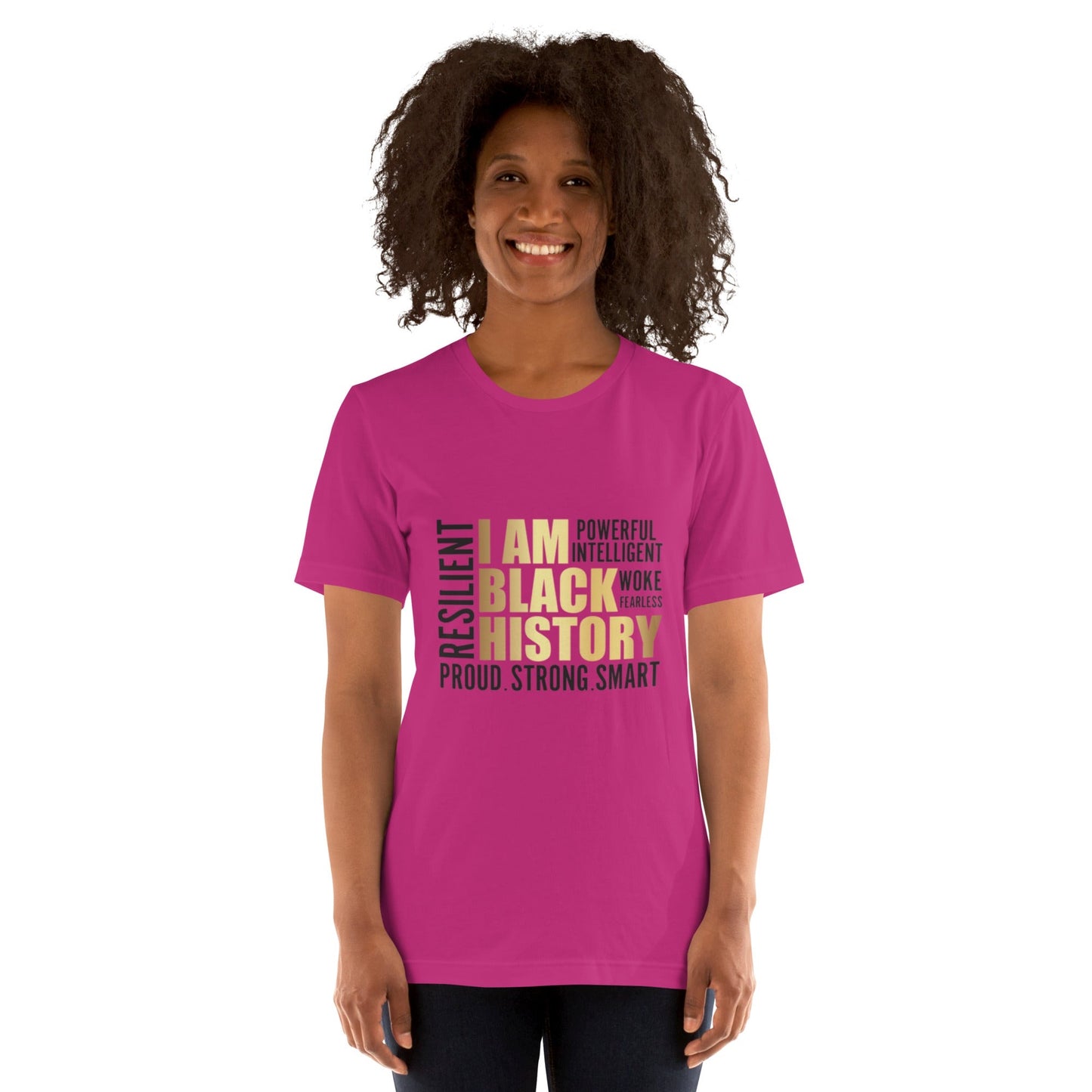 I AM BLACK HISTORY Unisex t-shirt