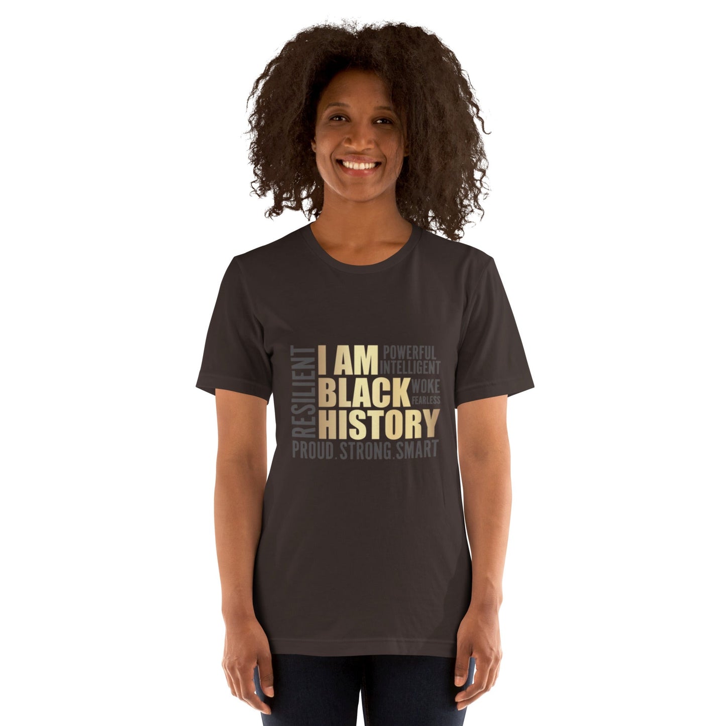 I AM BLACK HISTORY Unisex t-shirt