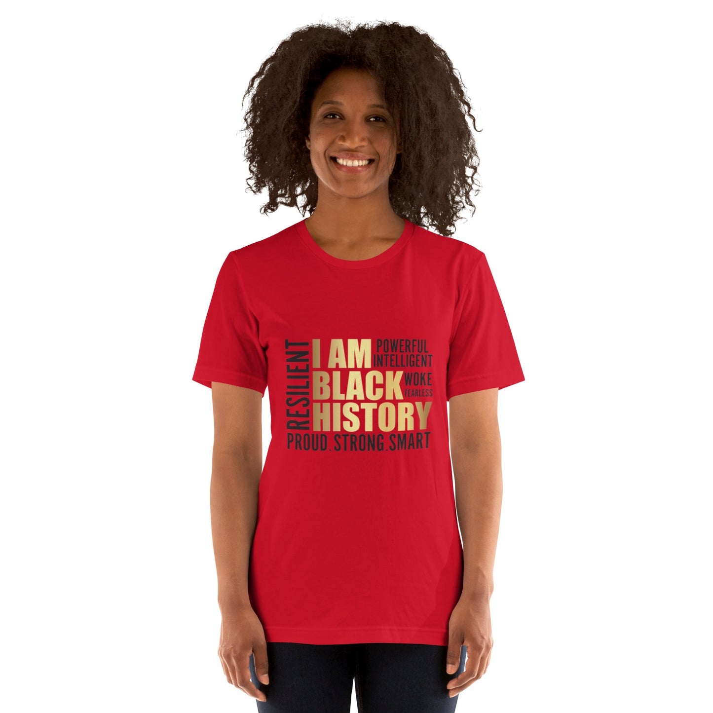 I AM BLACK HISTORY Unisex t-shirt