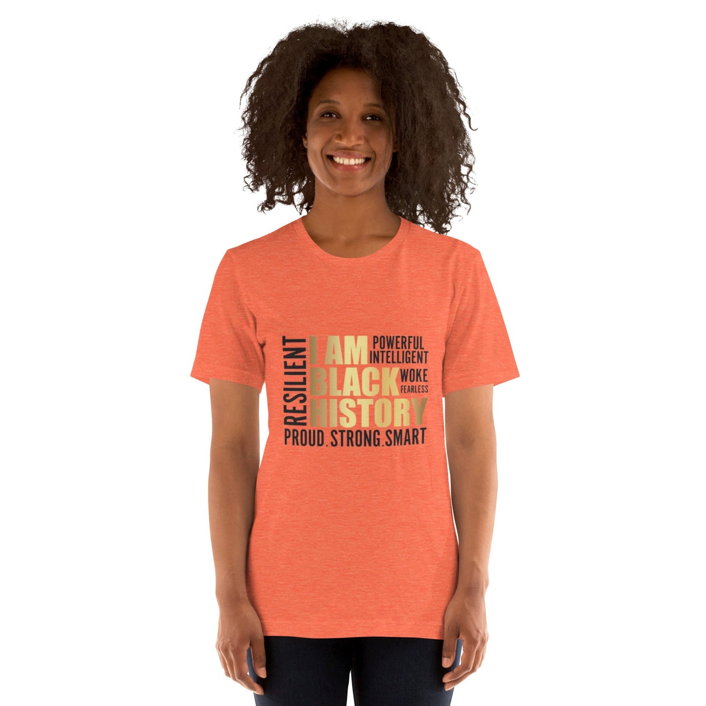 I AM BLACK HISTORY Unisex t-shirt