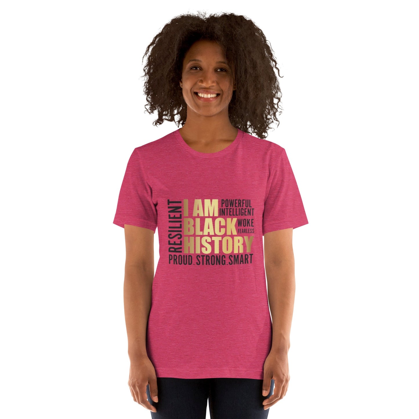 I AM BLACK HISTORY Unisex t-shirt
