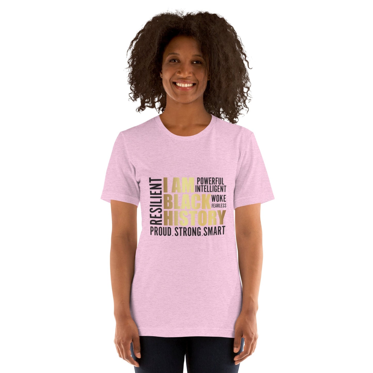 I AM BLACK HISTORY Unisex t-shirt