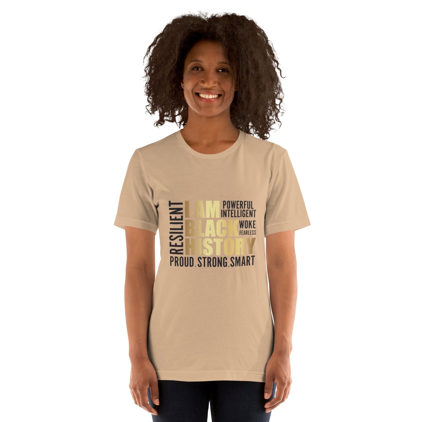 I AM BLACK HISTORY Unisex t-shirt