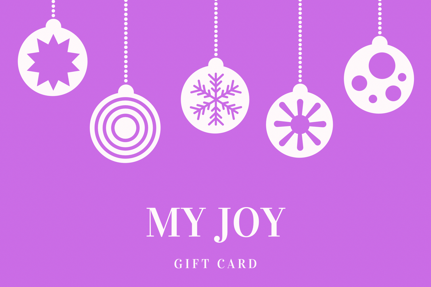 My Joy Companies Digital Gift Card