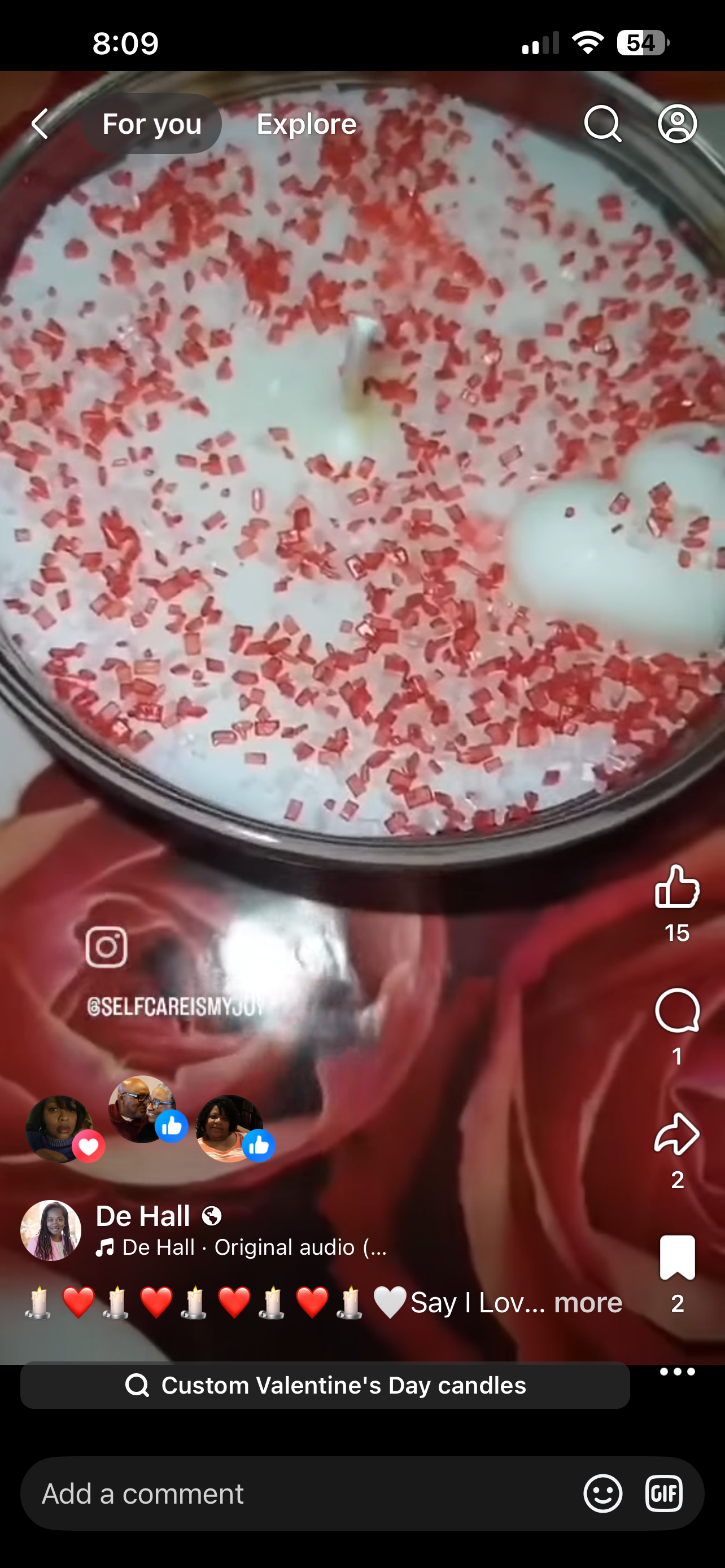 Creative Candle Bowl