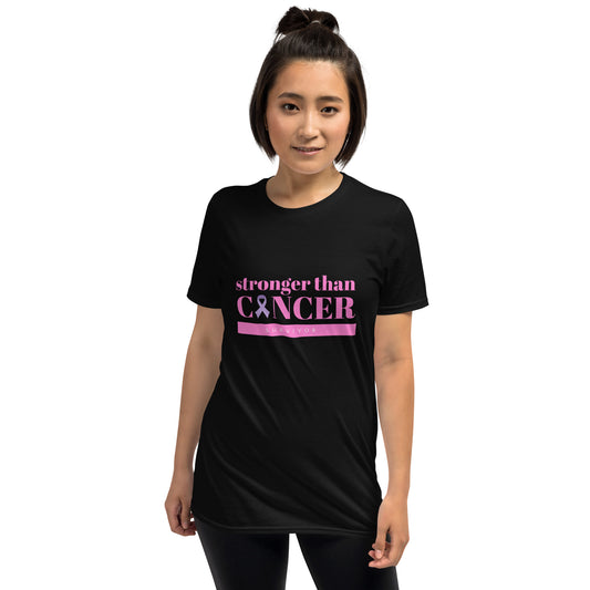 Stronger than Cancer Short-Sleeve Unisex T-Shirt