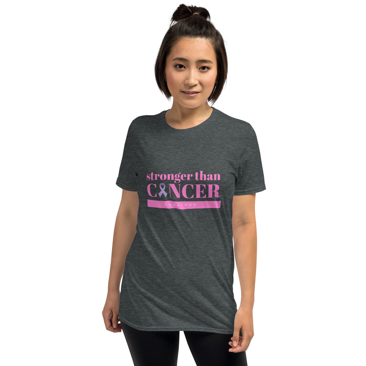 Stronger than Cancer Short-Sleeve Unisex T-Shirt