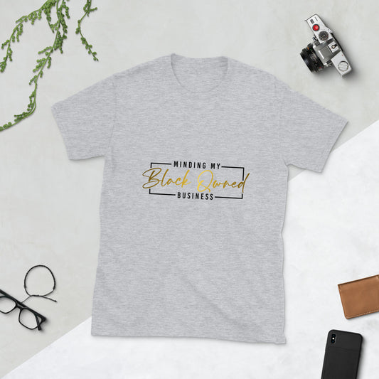 White/Gray Minding my... Unisex T-Shirt