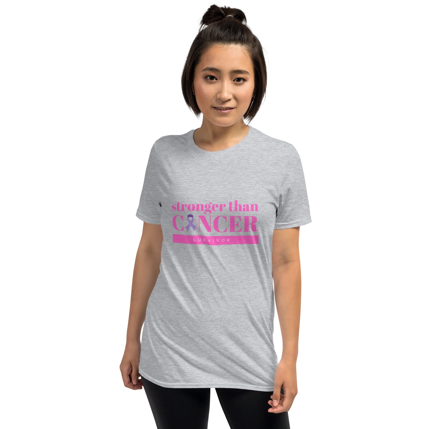 Stronger than Cancer Short-Sleeve Unisex T-Shirt