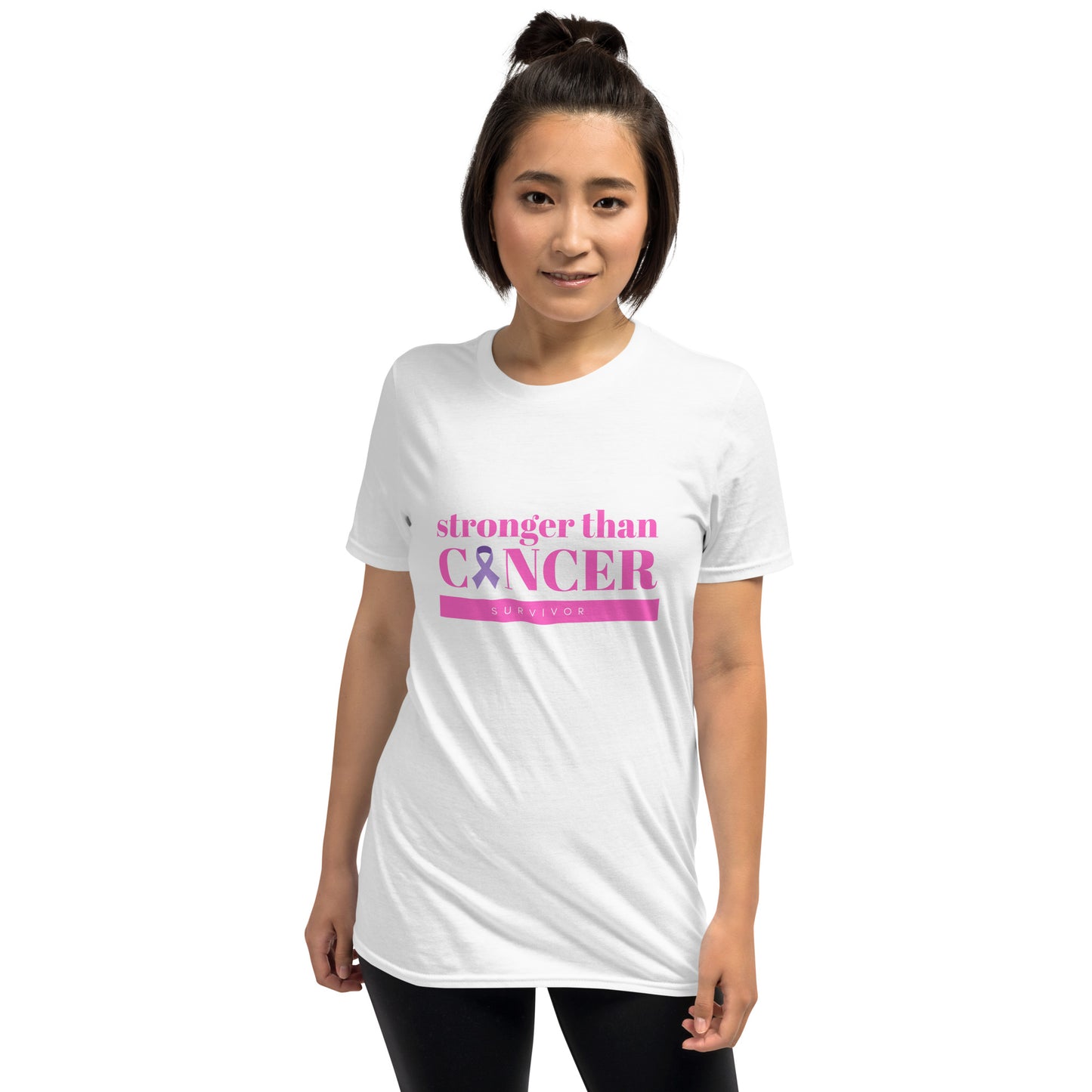 Stronger than Cancer Short-Sleeve Unisex T-Shirt